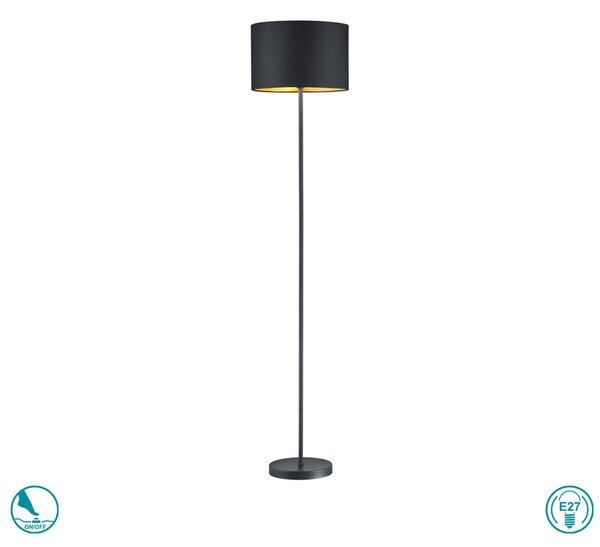 Φωτιστικό Δαπέδου Trio Lighting Hostel 408200179 Μαύρο