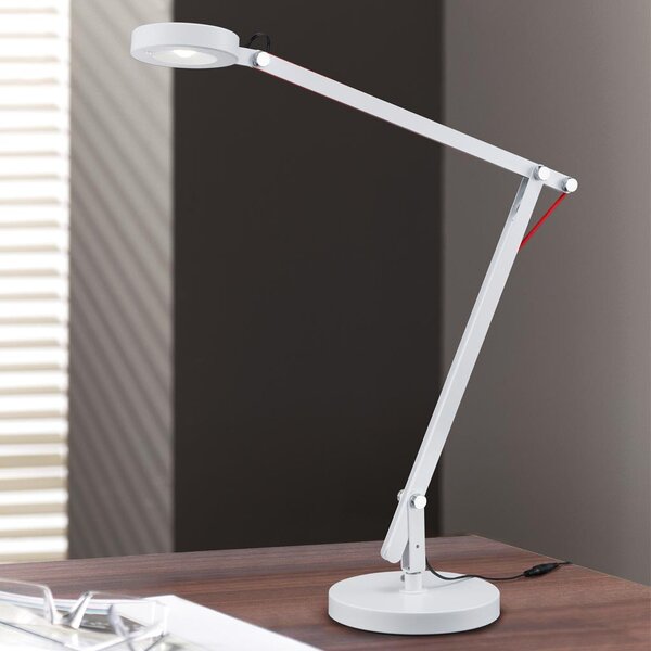 Πορτατίφ Γραφείου Trio Lighting Amsterdam 527920101 Λευκό
