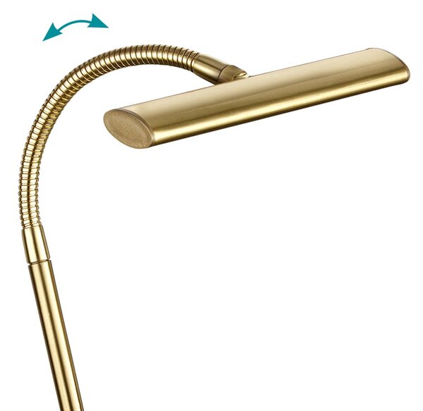 Πορτατίφ Γραφείου Trio Lighting Curtis 579790108 Χρυσό Ματ