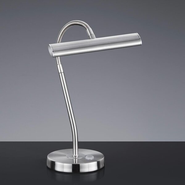Πορτατίφ Γραφείου Trio Lighting Curtis 579790107 Νίκελ Ματ