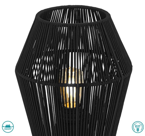 Πορτατίφ Eglo Palmones 97796 Μαύρο
