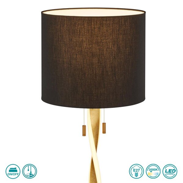 Λάμπα Επιτραπέζια Trio Lighting Nandor 575310379 Χρυσό