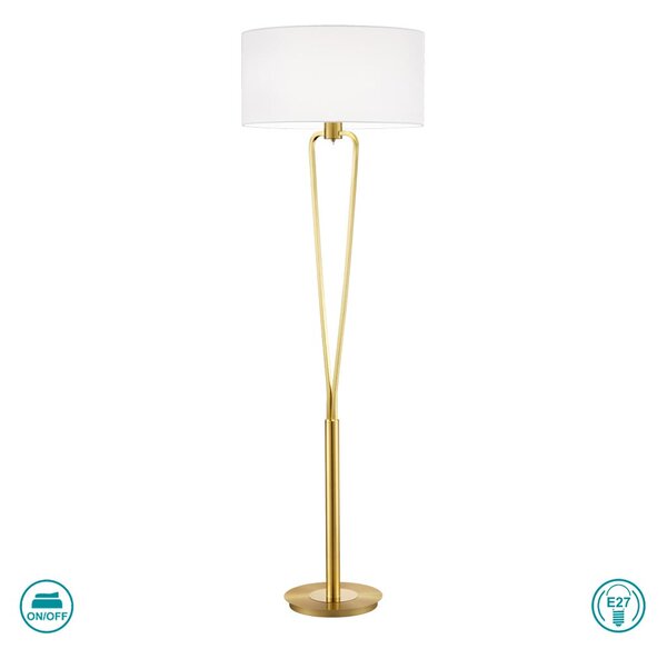 Φωτιστικό Δαπέδου Trio Lighting Paris II 400200108 Χρυσό Ματ