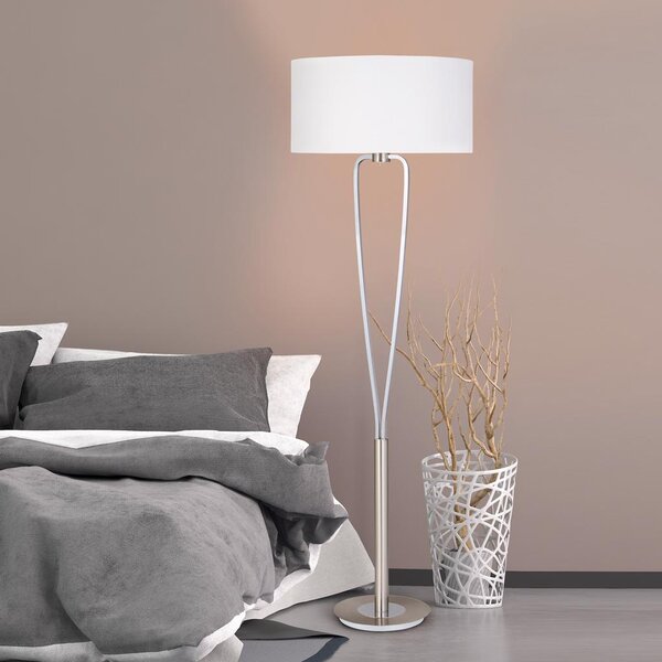 Φωτιστικό Δαπέδου Trio Lighting Paris II 400200107 Νίκελ Ματ