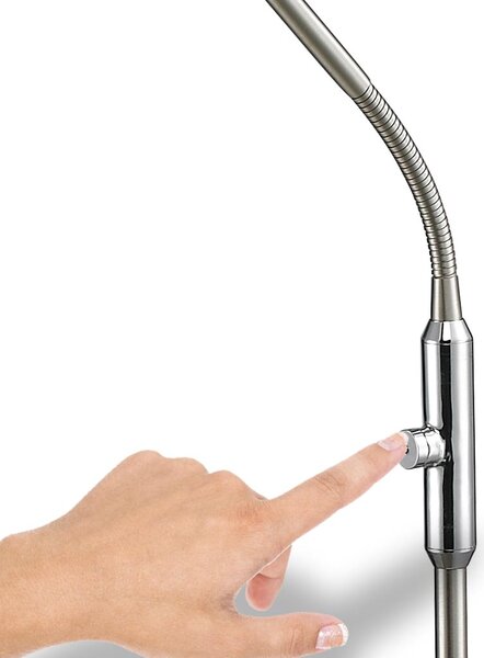 Φωτιστικό Δαπέδου Trio Lighting Bergamo 420910107 Νίκελ Ματ