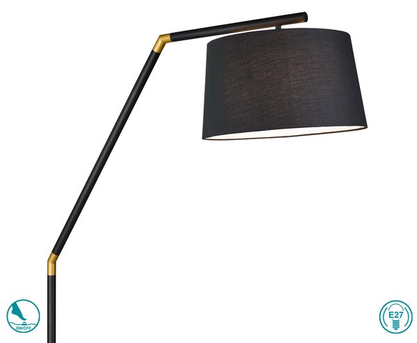 Φωτιστικό Δαπέδου Trio Lighting Tracy 462100132 Μαύρο Ματ