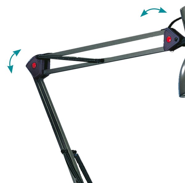 Πορτατίφ Γραφείου Trio Lighting Tajo 5029010-47 Ανθρακί