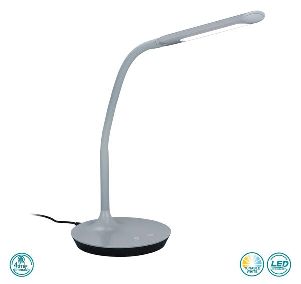 Πορτατίφ Γραφείου Trio Lighting Polo 527090111 Γκρι