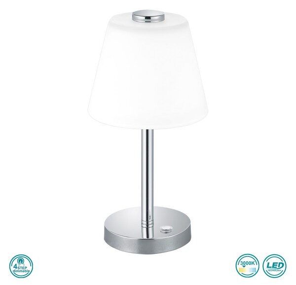 Πορτατίφ Trio Lighting Emerald 525490106 Χρώμιο