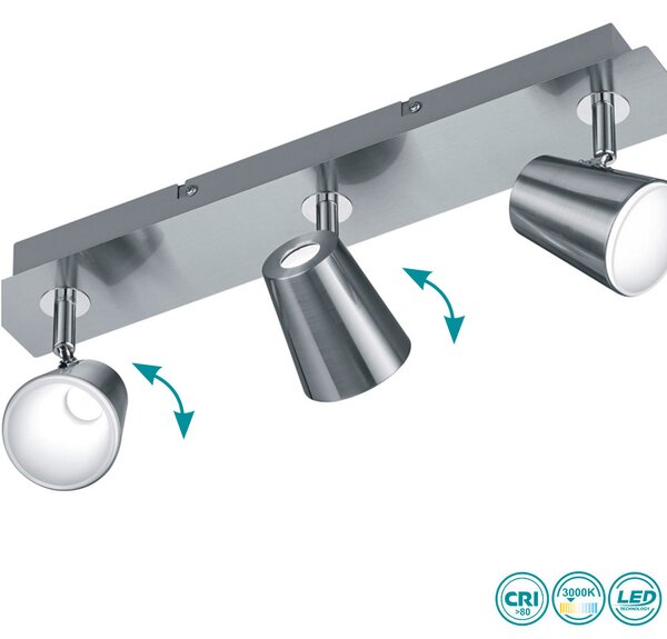 Σποτ Trio Lighting Narcos 873110307 Νίκελ Ματ