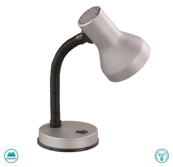 Πορτατίφ Γραφείου Trio Lighting Pronto 5027011-47 Ασημί