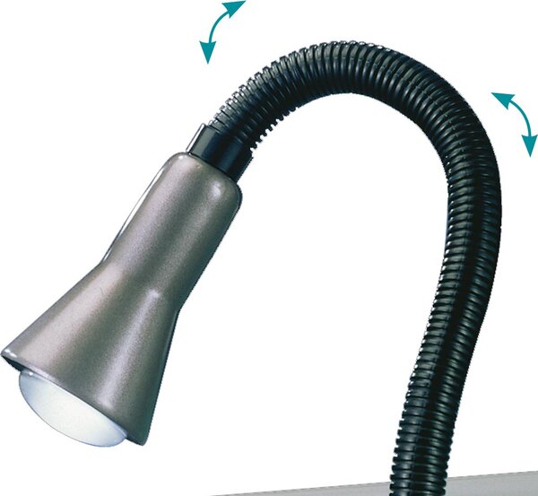 Πορτατίφ Γραφείου Trio Lighting Flexo 5028010-47 Ασημί