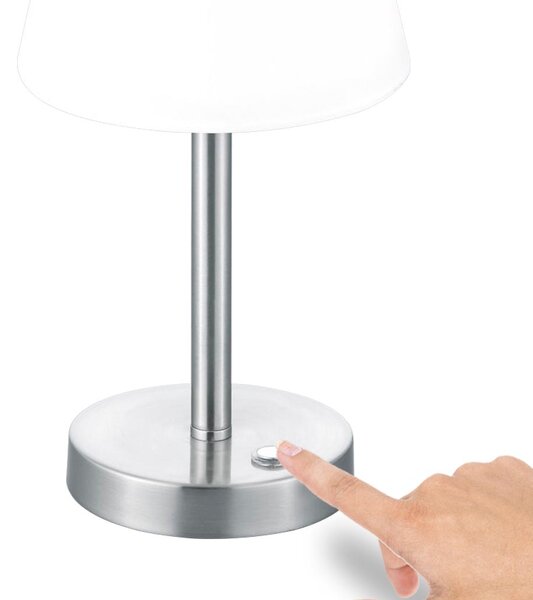Πορτατίφ Γραφείου Trio Lighting Emerald 525490107 Νίκελ Ματ