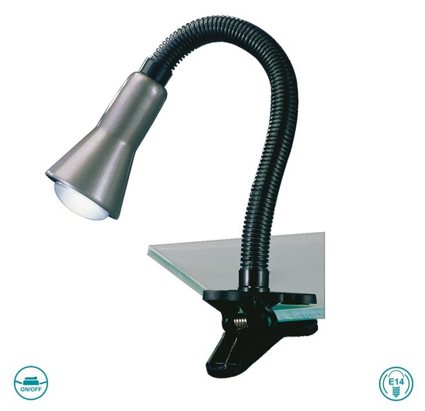 Πορτατίφ Γραφείου Trio Lighting Flexo 5028010-47 Ασημί