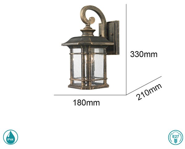 Απλίκα Εξωτερικού Χώρου Sun Light RH1043B
