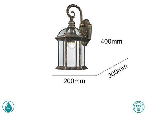 Απλίκα Εξωτερικού Χώρου Sun Light RH037B-DN-S