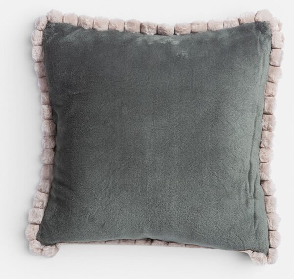 Διακοσμητικό Μαξιλάρι Fleece (45x45) Nef-Nef Homeware Pompozia Green