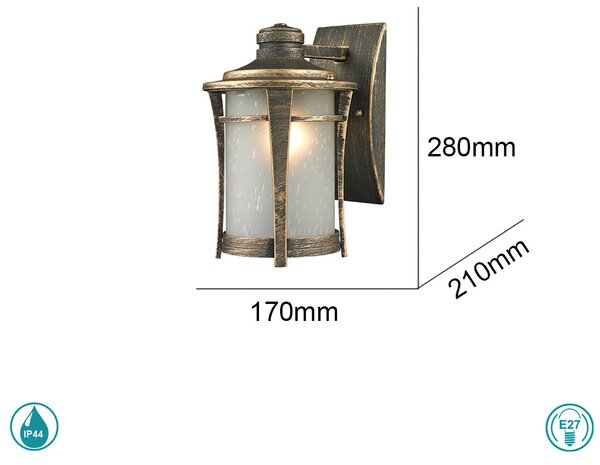 Απλίκα Εξωτερικού Χώρου Sun Light RH108W