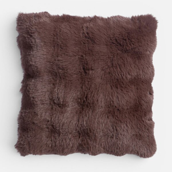Διακοσμητικό Μαξιλάρι Γούνινο (45x45) Nef-Nef Homeware Reality Coffee