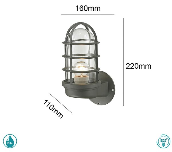 Απλίκα Εξωτερικού Χώρου Sun Light G0498
