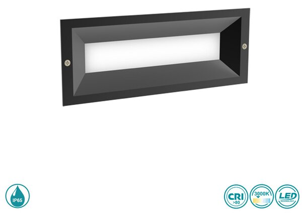 Απλίκα Χωνευτή Εξωτερικού Χώρου Sun Light GL13306
