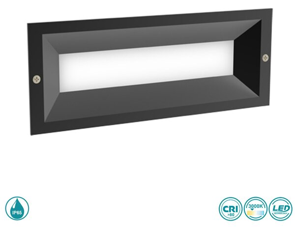 Απλίκα Χωνευτή Εξωτερικού Χώρου Sun Light GL13306