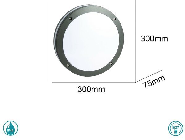 Απλίκα Εξωτερικού Χώρου Sun Light G0332