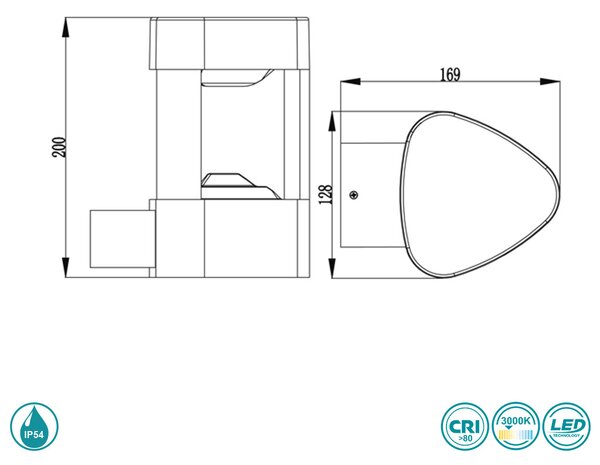 Απλίκα Εξωτερικού Χώρου Sun Light GL11206 Gx53