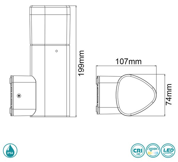 Απλίκα Εξωτερικού Χώρου Sun Light GL13704