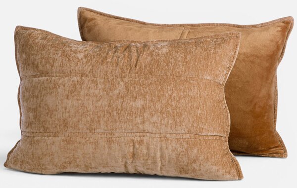 Ζεύγος Μαξιλαροθήκες (52x72) Nef-Nef Homeware Vania Caramel
