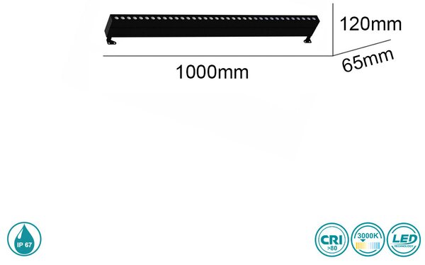 Wall Washer Εξωτερικού Χώρου Sole Luce 2062611109