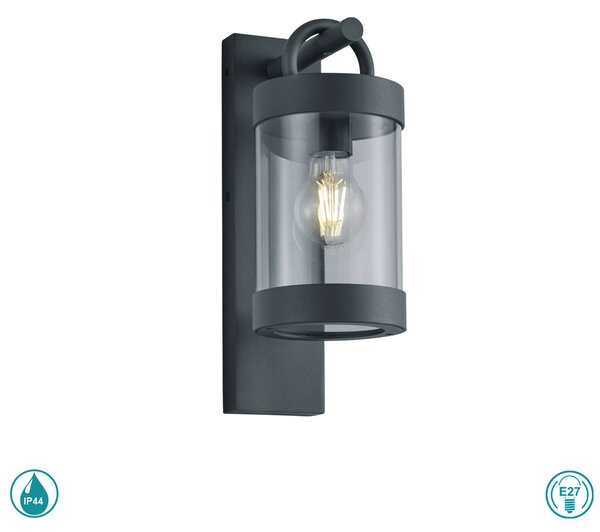 Απλίκα Εξωτερικού Χώρου Trio Lighting Sambesi 204160142 Ανθρακί