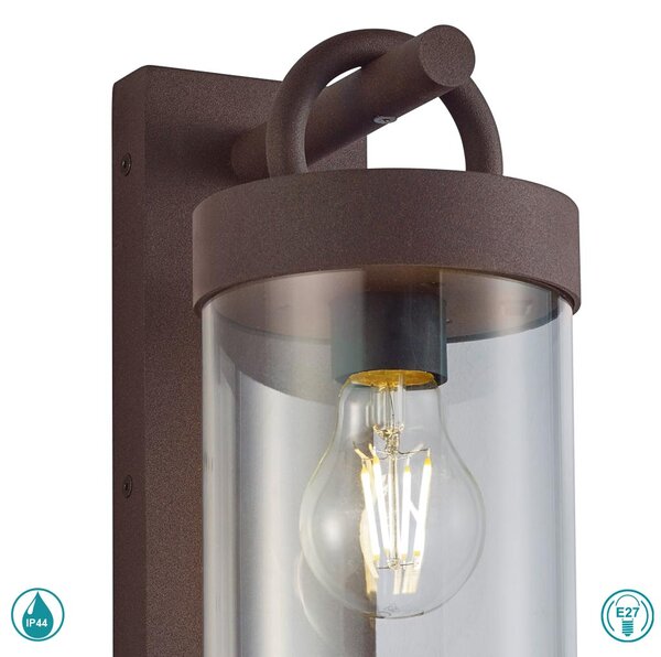 Απλίκα Εξωτερικού Χώρου Trio Lighting Sambesi 204160124 Σκουριά Χαλκού