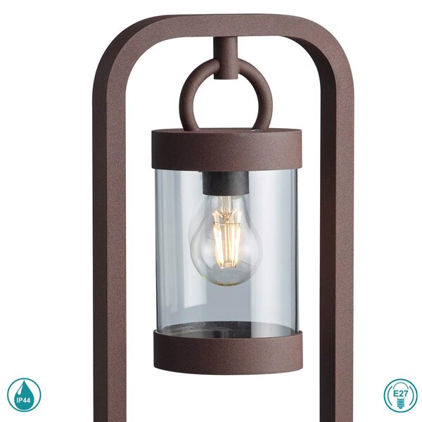 Κολωνάκι Εξωτερικού Χώρου Trio Lighting Sambesi 504160124 Σκουριά Χαλκού