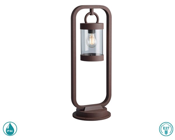 Κολωνάκι Εξωτερικού Χώρου Trio Lighting Sambesi 504160124 Σκουριά Χαλκού