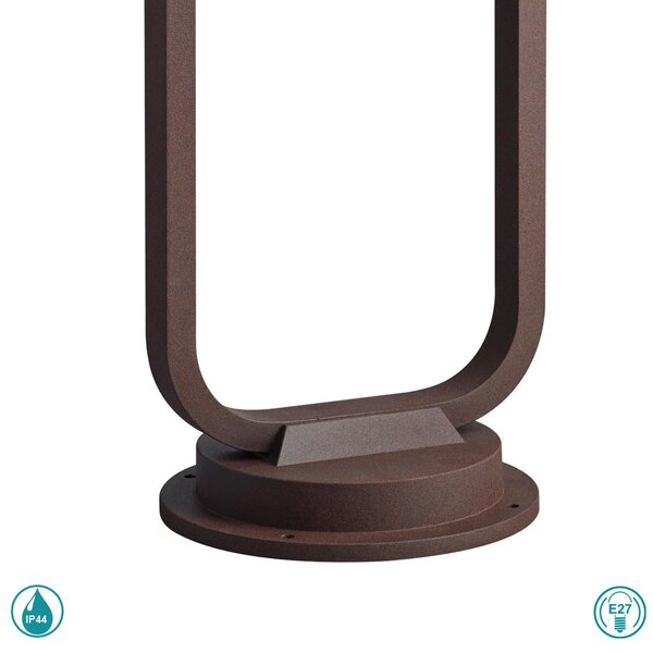 Κολωνάκι Εξωτερικού Χώρου Trio Lighting Sambesi 504160124 Σκουριά Χαλκού