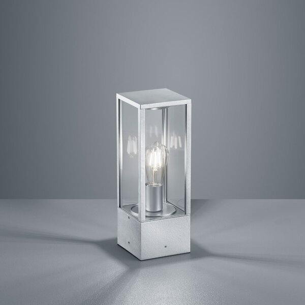 Κολωνάκι Εξωτερικού Χώρου Trio Lighting Garonne 501860186 Aσημί(zinc)