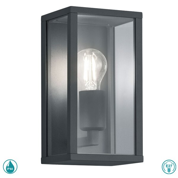 Απλίκα Εξωτερικού Χώρου Trio Lighting Garonne 201860142 Ανθρακί