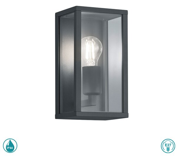 Απλίκα Εξωτερικού Χώρου Trio Lighting Garonne 201860142 Ανθρακί