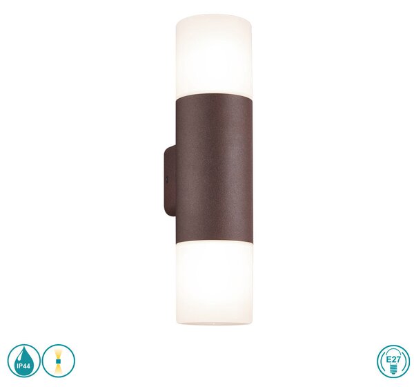 Απλίκα Εξωτερικού Χώρου Trio Lighting Hoosic 222260224 Σκουριά Χαλκού