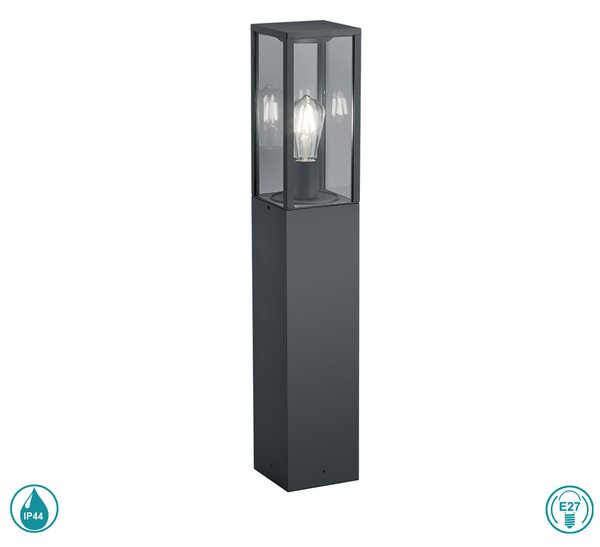Κολωνάκι Εξωτερικού Χώρου Trio Lighting Garonne 401860142 Ανθρακί