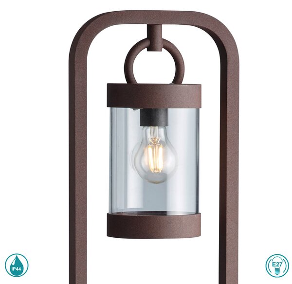 Κολωνάκι Εξωτερικού Χώρου Trio Lighting Sambesi 404160124 Σκουριά Χαλκού