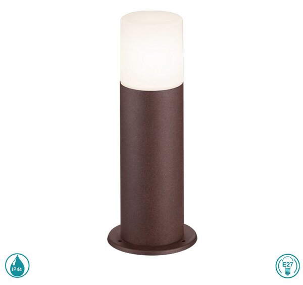Κολωνάκι Εξωτερικού Χώρου Trio Lighting Hoosic 522260124 Σκουριά Χαλκού