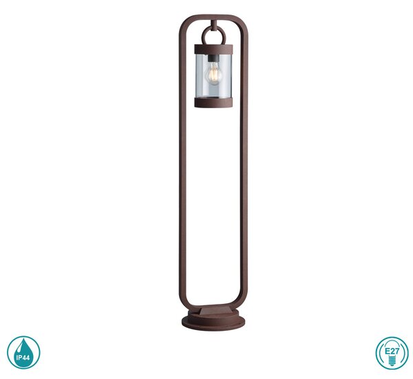 Κολωνάκι Εξωτερικού Χώρου Trio Lighting Sambesi 404160124 Σκουριά Χαλκού