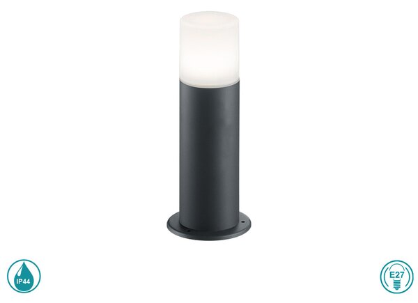 Κολωνάκι Εξωτερικού Χώρου Trio Lighting Hoosic 524060142 Ανθρακί