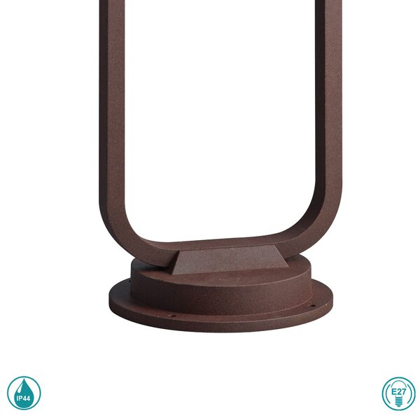 Κολωνάκι Εξωτερικού Χώρου Trio Lighting Sambesi 404160124 Σκουριά Χαλκού