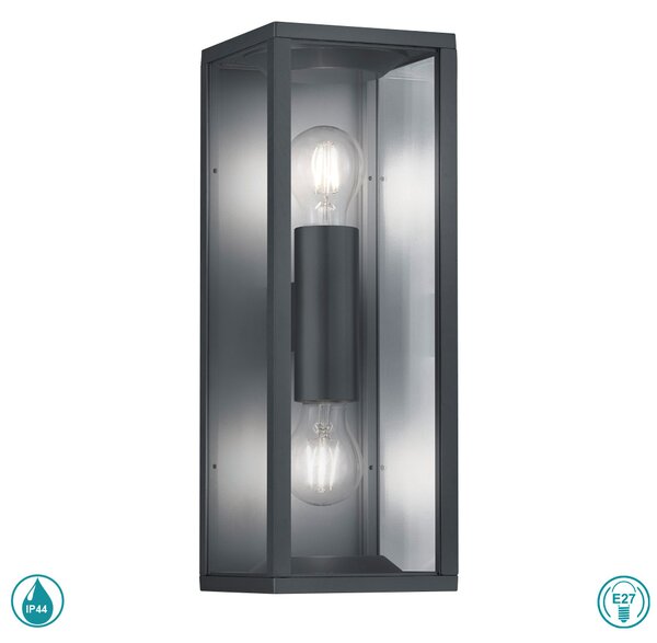 Απλίκα Εξωτερικού Χώρου Trio Lighting Garonne 201860242 Ανθρακί