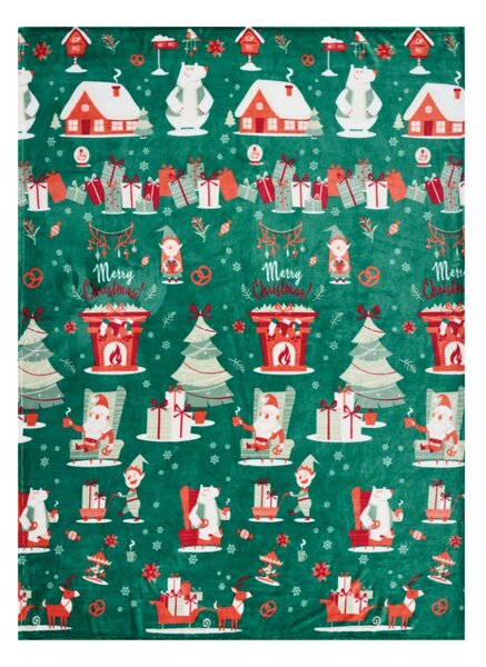 Κουβέρτα Fleece Μονή (160x220) Kentia Cupid