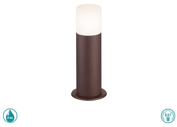 Κολωνάκι Εξωτερικού Χώρου Trio Lighting Hoosic 522260124 Σκουριά Χαλκού