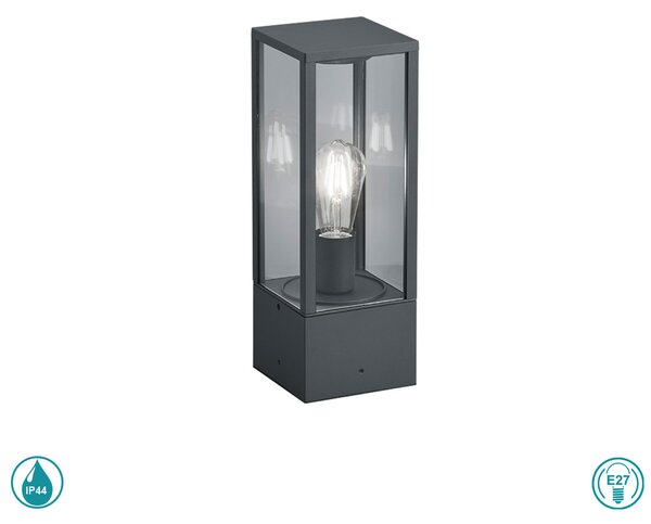 Κολωνάκι Εξωτερικού Χώρου Trio Lighting Garonne 501860142 Ανθρακί